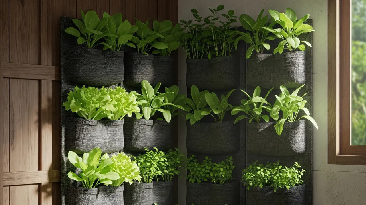 9 Ide Kebun Sayur Mini di Sudut Rumah dengan Pot Vertikal, Solusi Lahan Terbatas