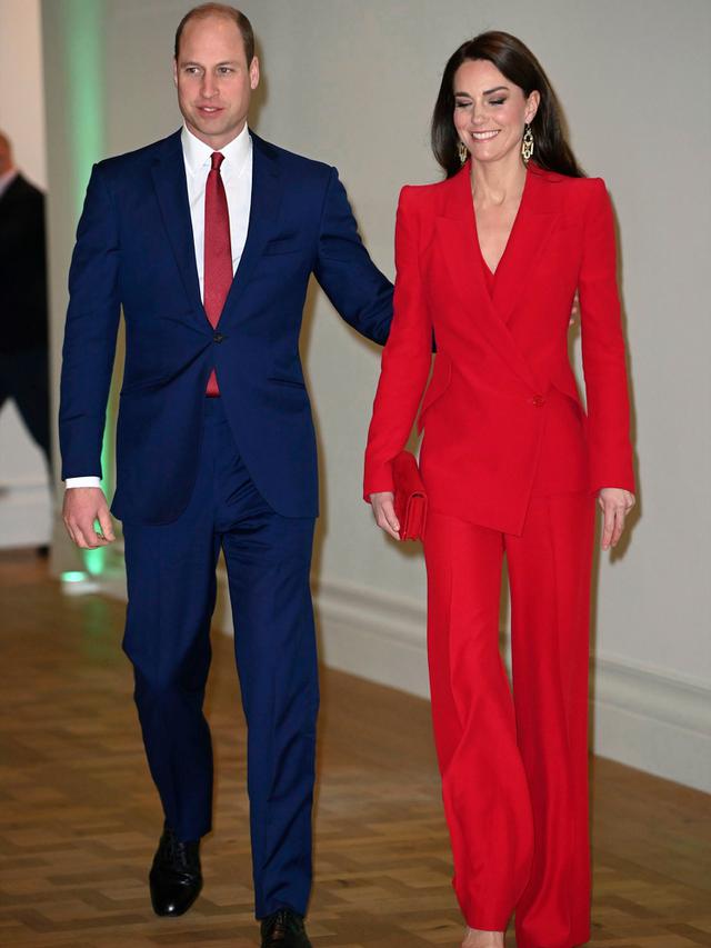 Penampilan Kate Middleton Berbalut Setelan Formal Serba Merah, Pancarkan Pesona Kecantikan Seorang Putri