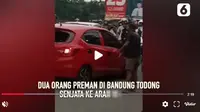 Dua preman di Bandung, Jawa Barat todongkan senjata ke arah warga dan ngaku sebagai anggota polisi. Kedua pelaku kini sudah diamankan oleh pihak kepolisian. (Foto:Liputan6)