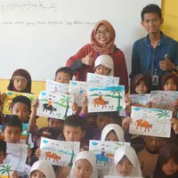 Sayap Dewantara (Sadewa) membantu anak-anak di berbagai daerah untuk mendapatkan pendidikan yang lebih baik. (dok. Sadewa)