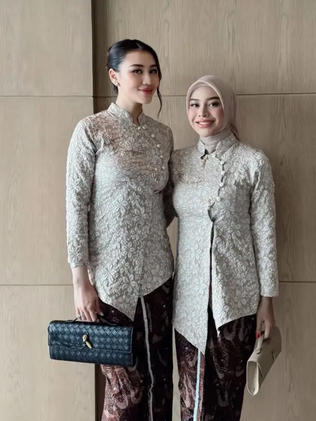 Aaliyah Massaid saat kondangan bareng. [@aaliyah.massaid]