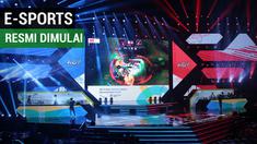 Turnamen eSports resmi dimulai di Britama Arena-Mahaka Square, Jakarta, Minggu (26/8/2018), . Sebagai informasi, ini merupakan kali pertama cabang eSports dipertandingkan pada pesta olahraga se-Asia atau pun global. Bagaimana kemeriahannya?
