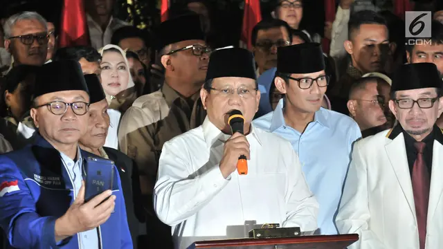 Sandiaga Uno Dampingi Prabowo Subianto di Pilpres 2019