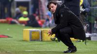 Pelatih AC Milan Vincenzo Montella (AP)