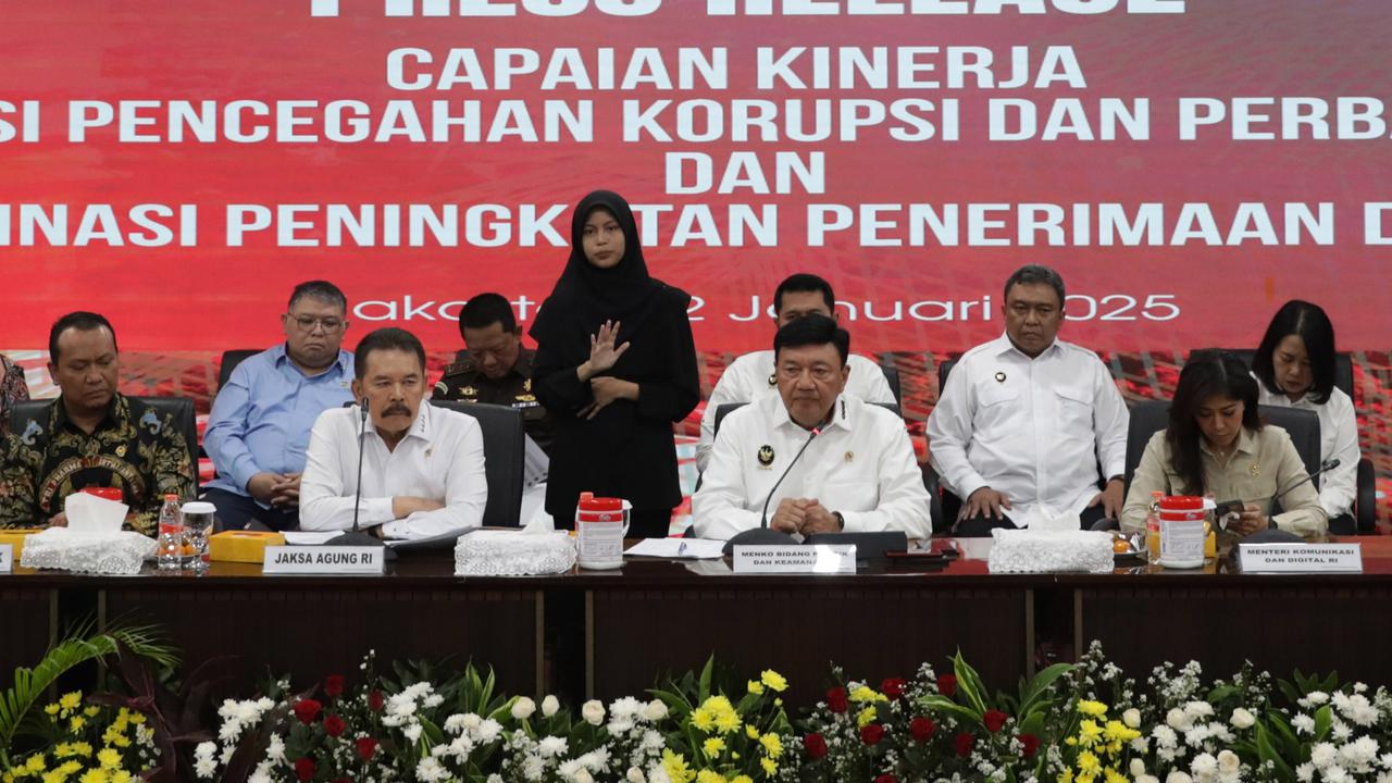 Menko Polkam paparkan capaian Desk Koordinasi Pencegahan Korupsi dan Perbaikan Tata Kelola