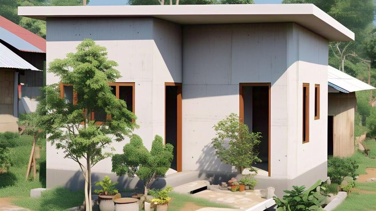 7 Gambar Rumah Sederhana Ukuran 6x9 di Kampung dengan Kebun Kecil, Bikin Betah