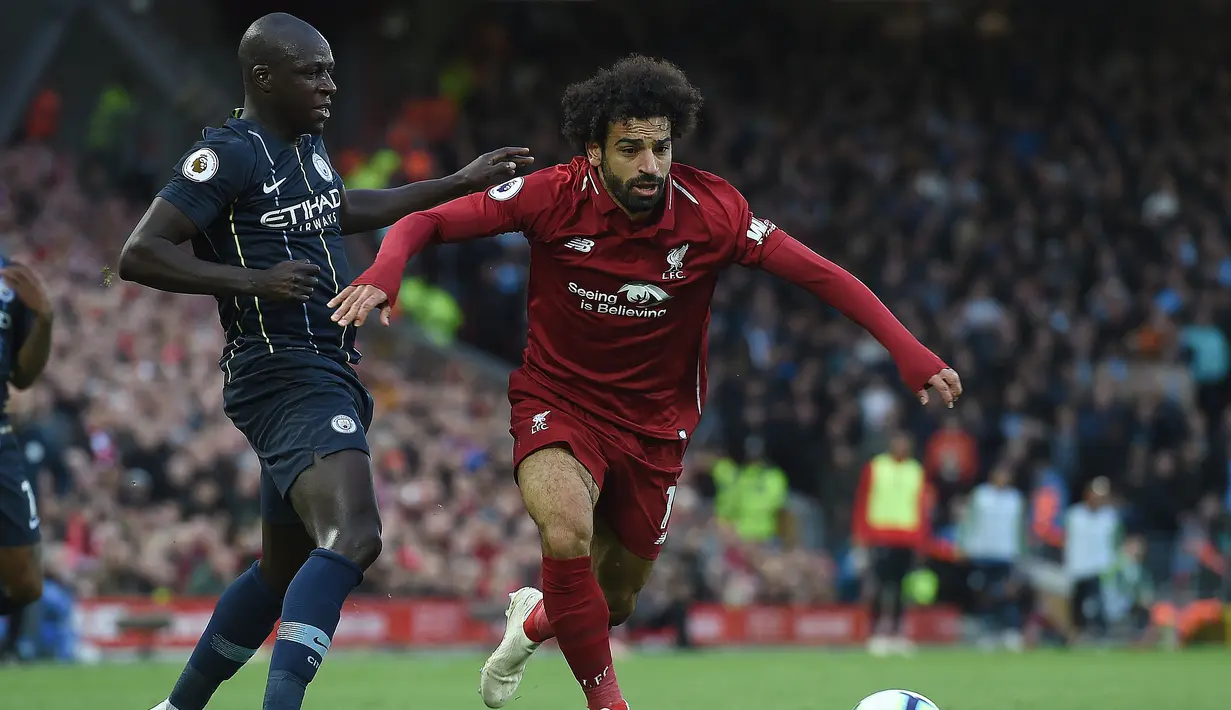7. Mohamed Salah (Liverpool) - 7 gol dan 3 assist (AFP/Paul Ellis)