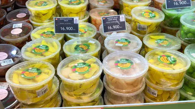 Manisan asli Cianjur di GrandLucky Superstore di Puri Indah Mall 2, Jakarta Barat