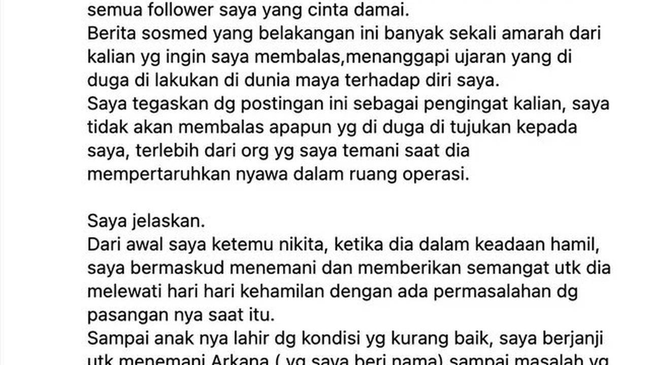 Fitri Salhuteru Jawab Tudingan Jadi Biang Keladi Masalah Nikita Mirzani: Allah Saksi Hidup Buat Saya