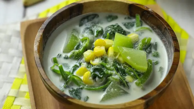 Resep Bobor Bayam Labu Siam