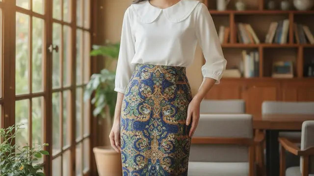 Rok Batik Midi Cocok dengan Baju Apa? Ini 9 Pilihan yang Bikin Penampilan Makin Stylish
