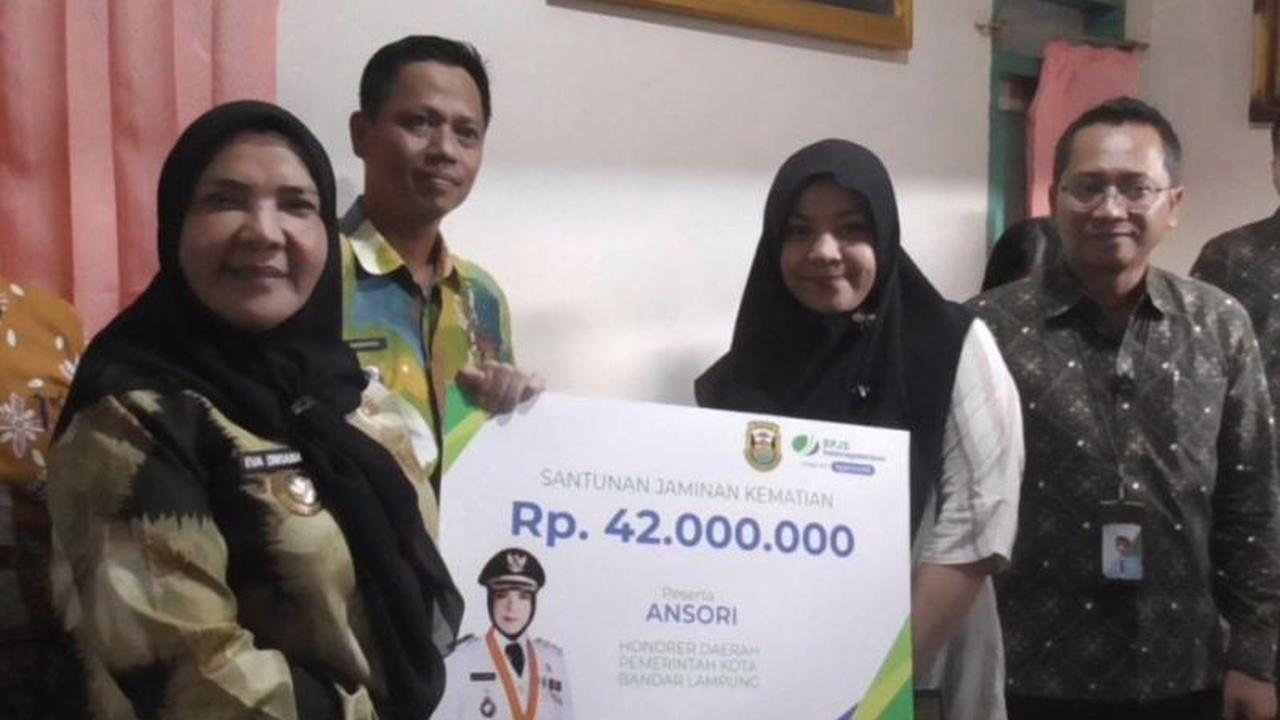 BPJAMSOSTEK Salurkan Santunan Rp622 Juta untuk KPM Korban Kecelakaan Kerja di Bandarlampung