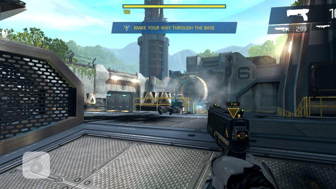 Screenshot Shadowgun Legends dengan setelan grafis maksimal di Galaxy S20 Ultra. Liputan6.com/Mochamad Wahyu Hidayat