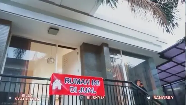 Potret rumah minimalis peninggalan Olga Syahputra