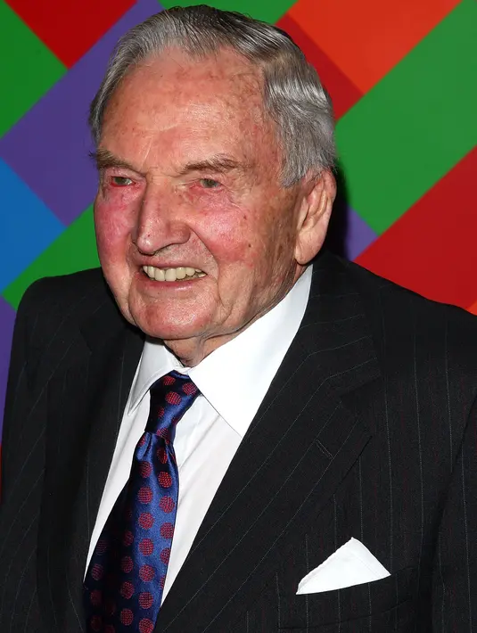 David Rockefeller juga mendirikan Komisi Trilateral, sebuah organisasi yang dirancang untuk meningkatkan kerja sama antara negara-negara Amerika Utara, Eropa Barat dan Jepang. (Andrew H. Walker/GETTY IMAGES NORTH AMERICA /AFP)