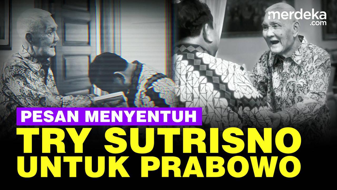 VIDEO: Pesan Try Sutrisno untuk Prabowo Jelang Pilpres 2024