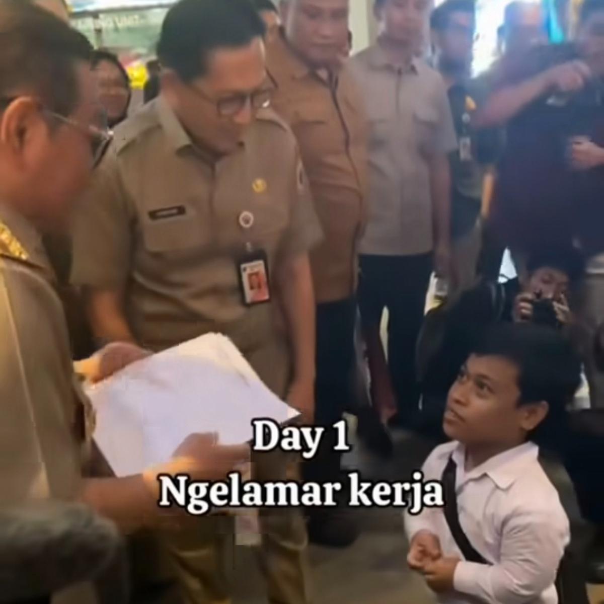 Harukan Warganet, Pria Disabilitas Langsung Diinterview Gubernur Jakarta di Jobfair: Ada Doa Ibu di Rumah