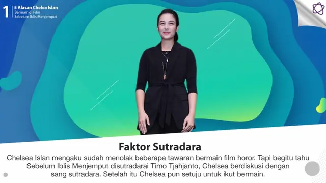 [Bintang] 5 Alasan Chelea Islan Bermain di Film Sebelum Iblis Menjemput