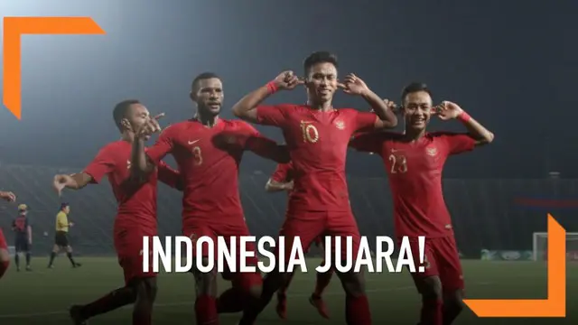 Timnas Indonesia U-22 sukses meraih gelar juara Piala AFF U-22 2019 setelah meraih kemenangan 2-1 atas Thailand di pertandingan final yang digelar di Olympic Stadium, Phnom Penh, Kamboja.