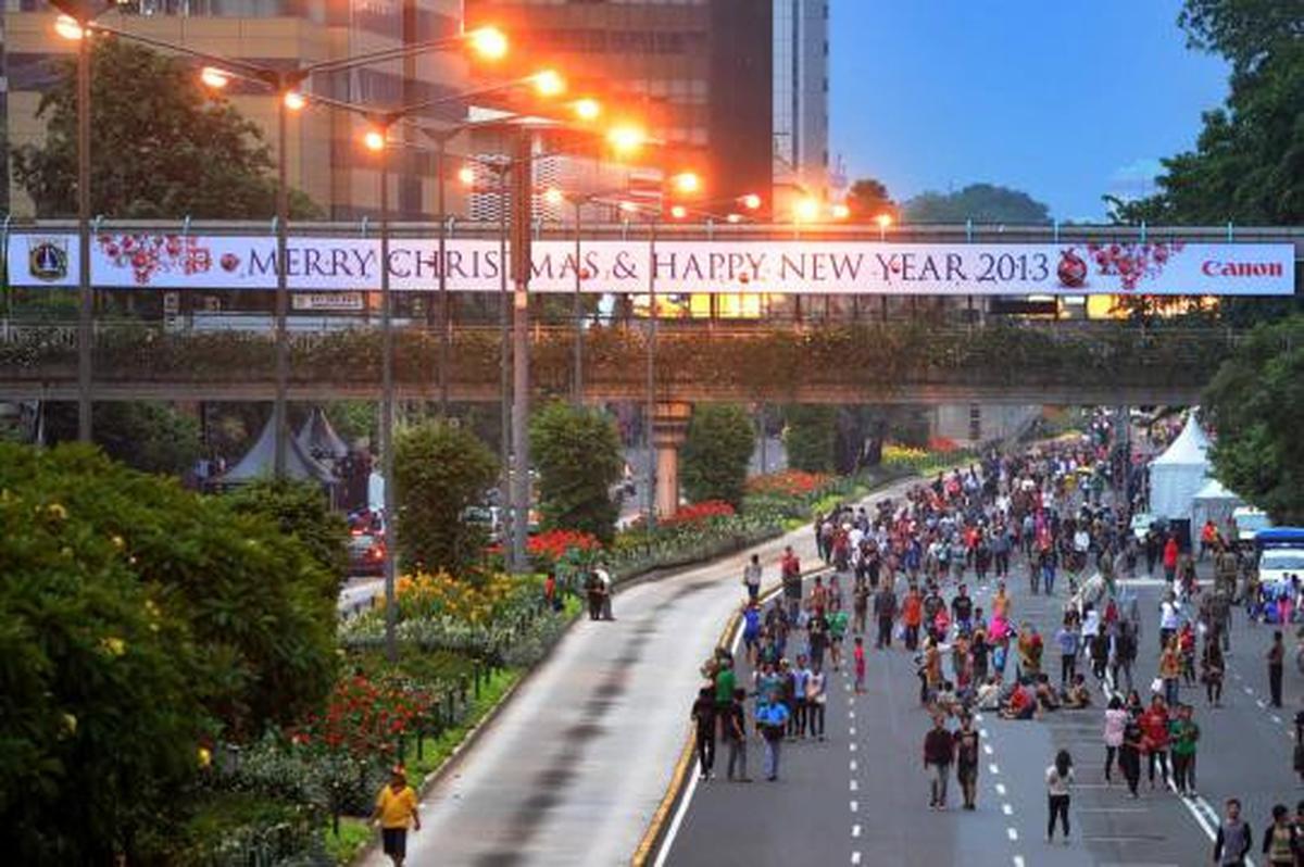 Jelang car free night di Jalan Thamrin-Sudirman 