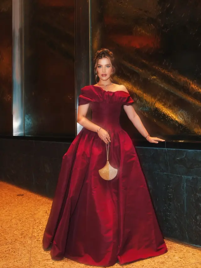 Tasya Farasya saat red carpet di The Devil Wears Prada 2 Tokyo. [@tasyafarasya]