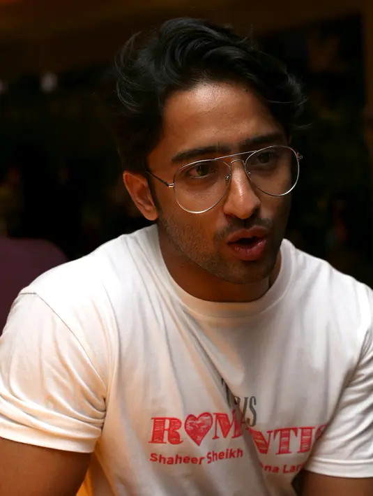 Sheheer Seikh di presskon film 'Turis Romantis'. Foto: Galih W. Satria/Bintang.com