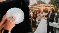 Dekorasi Air Mancur di Pernikahan Ini Malah Jadi Tempat Cuci Piring (Ilustrasi Pernikahan dan Cuci Piring:Pexels.com)