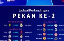 Jadwal dan Nonton Liga Champions 2025/26 Matchweek 2: Live Eksklusif di Vidio