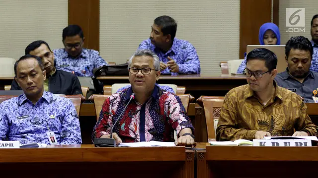 Bersama Komisi II DPR, KPU Bahas DPT dan DPS untuk Pilkada 2018