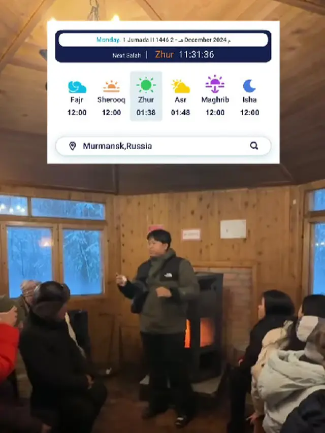 Viral Umat Muslim di Kota Murmansk Cuma Puasa 1 Jam (Foto: Instagram @lalusatriamalaca)