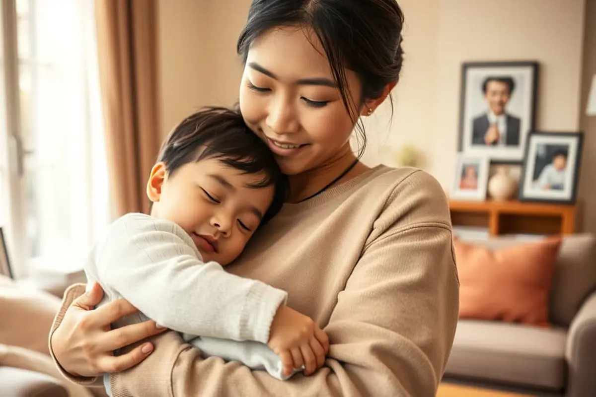 mimpi gendong anak kecil laki laki