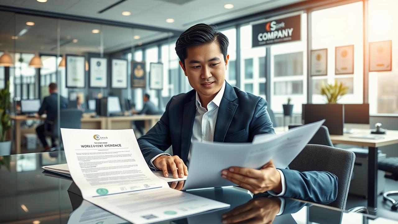 cara buat surat pengalaman kerja