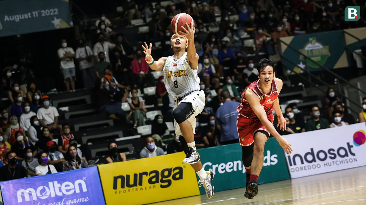 Foto: Keseruan Pertandingan IBL All Star 2022, Tim Putih Menang Tipis atas Tim Merah