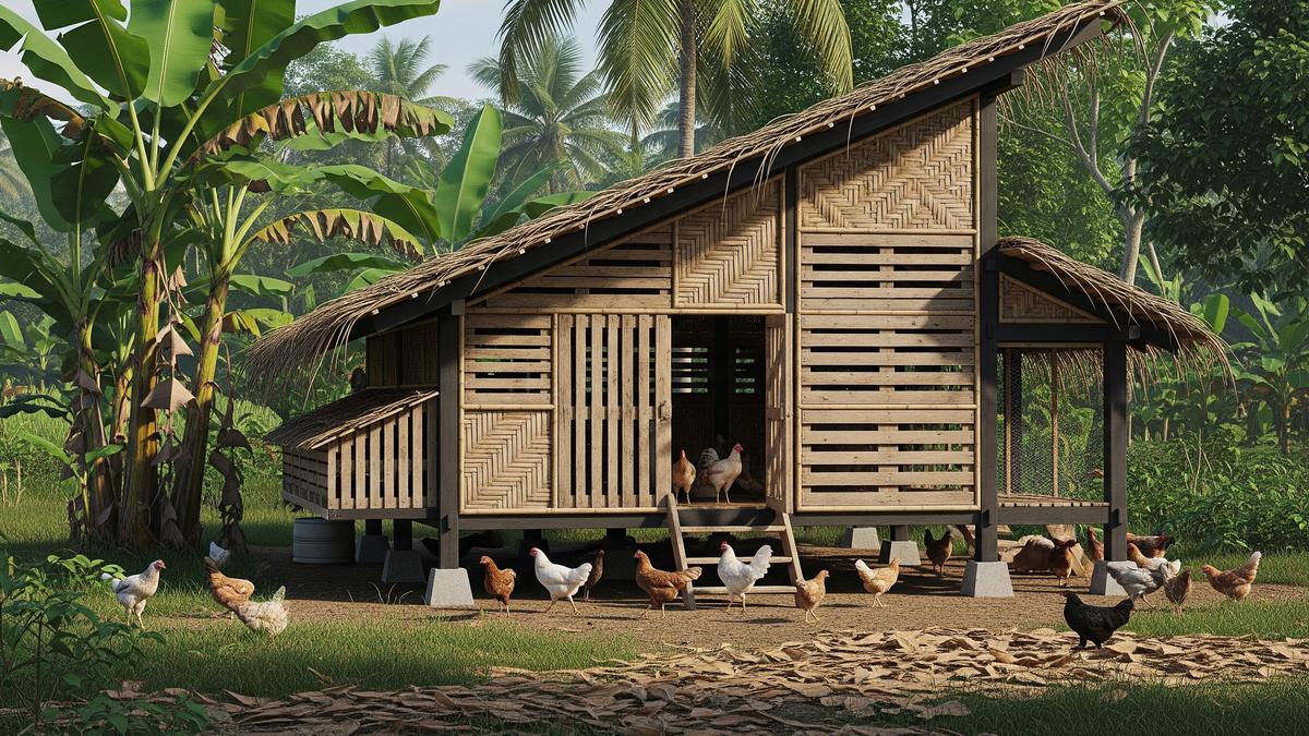 6 Desain Kandang Ayam Kampung Modern tapi Tetap Natural dan Tradisional
