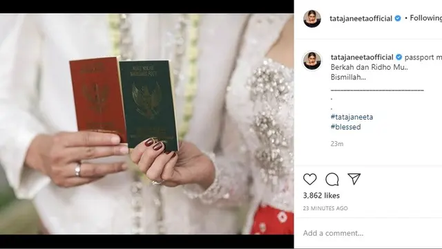 Tata Janeeta (Foto: Instagram/@tatajaneetaofficial)