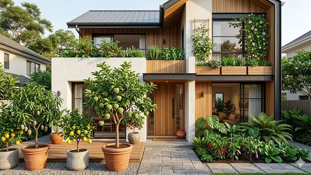Ide Tanaman Produktif untuk Fasad Rumah