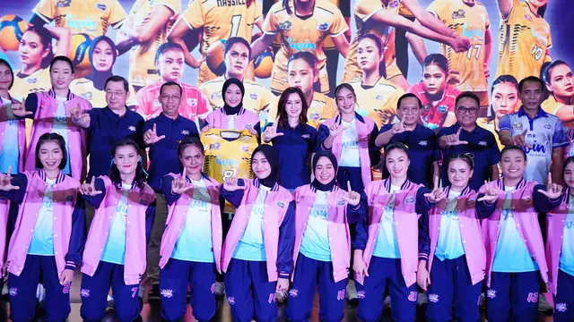 Tim putri Jakarta Livin Mandiri di Jakarta
