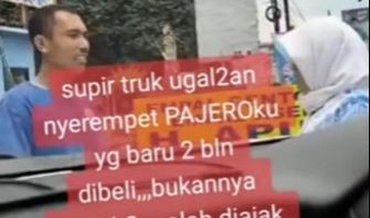 <b>Truk Ugal-ugalan Tabrak Pajero Baru Dibeli 2 Bulan</b>
