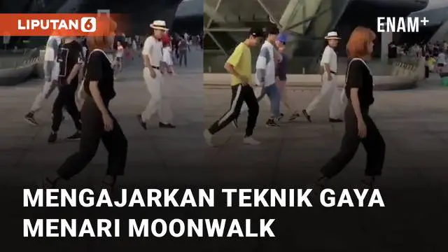 Teknik menari Moonwalk dipopulerkan oleh King of Pop Michael Jackson di konser “Billie Jean” beberapa puluh tahun lalu