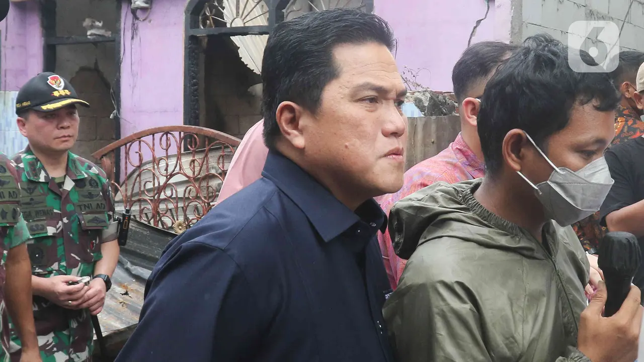 Wakil Presiden Ma’ruf Amin, Erick Thohir Hingga Kapolri meninjau lokasi kebakaran Depo Pertamina Plumpang