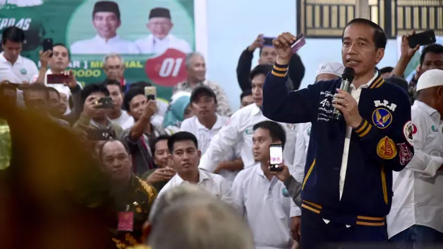 Calon Presiden nomor urut 01 Jokowi menyampaikan manfaat sejumlah program kerja yang akan dilakukan bila menang kembali di Pilpres 2019. (Istimewa)