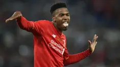 Daniel Sturridge didatangkan menuju Anfield dari Chelsea seharga 14,4 juta euro pada Januari 2013. Di musim debutnya, ia berhasil mengantarkan Liverpool menjadi runner up Liga Inggris. Sturridge menjadi duo menakutkan bersama Suarez dengan mencetak 68 gol dari 161 laga. (AFP/Michael Buholzer)