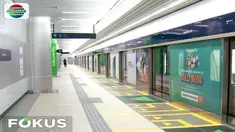 Melintasi kawasan Lebak Bulus hingga Bundaran HI, MRT yang baru saja diresmikan Presiden Jokowi merupakan fase pertama dari pembangunan MRT.
