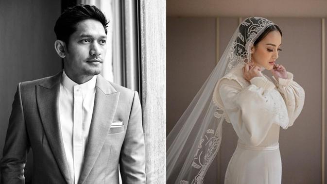 Momen Pernikahan Ibnu Jamil dan Ririn Ekawati. (Sumber: Instagram.com/riomotret dan Instagram.com/hiantjen)
