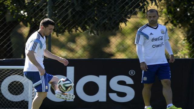 Lionel Messi dan Mascherano