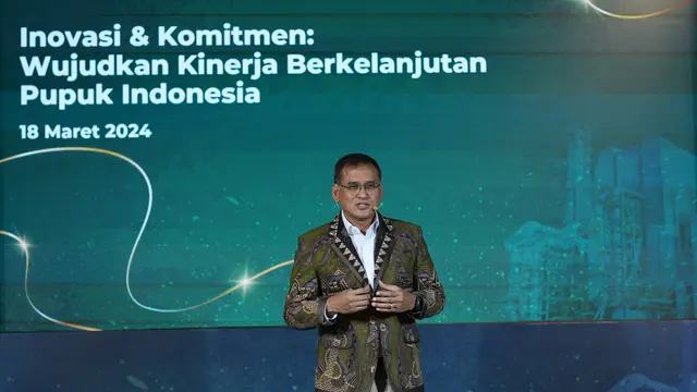 Direktur Utama PT Pupuk Indonesia (Persero) Rahmad Pribadi dalam Media Gathering, di Jakarta, dikutip Selasa (19/3/2024).