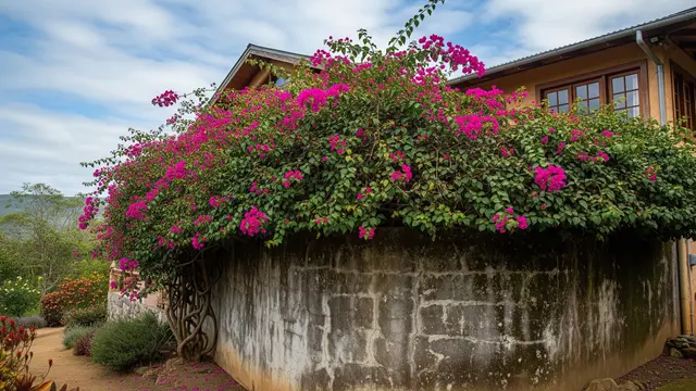 Tanaman Bougenvillea/AI Generated
