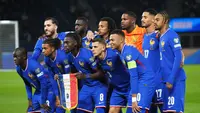Starting XI Timnas Prancis pada laga melawan Ukraina di Kualifikasi Piala Dunia 2026 zona Eropa -&nbsp;AP Photo/Christophe Ena