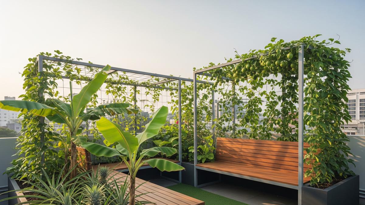 8 Inspirasi Desain Kebun Buah di Rooftop Rumah yang Modern dan Produktif untuk Hunian Masa Kini