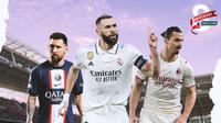 Ilustrasi - Lionel Messi, Karim Benzema, Zlatan Ibrahimovic (Bola.com/Adreanus Titus)